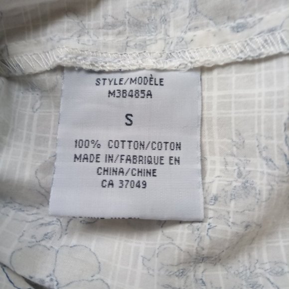 Floral sleeveless tunic top, size S - Picture 8 of 9